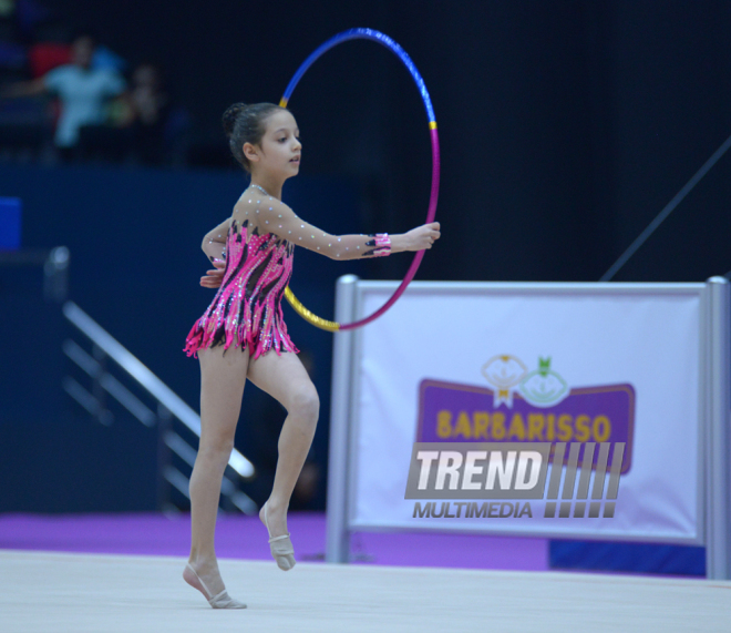 Bədii gimnastika üzrə 22-ci Azərbaycan Birinciliyi və Bölgələrarası Kubok yarışları. Bakı, Azərbaycan, 17 dekabr 2015